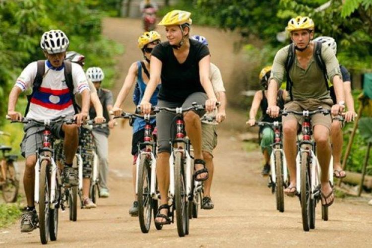 Laos Luang Prabang Bikes, Elephants, Kayaks, Homestay 2 Days